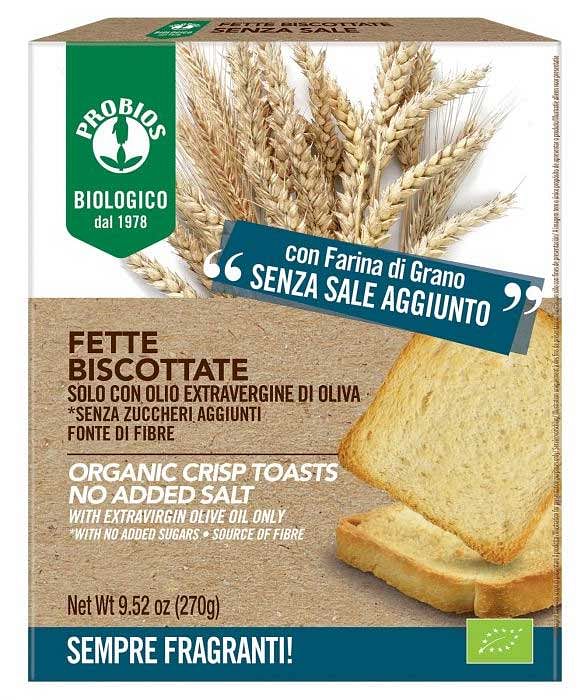 Fette Biscottate Senza Sale Senza Zucchero 270 G