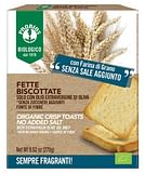 FETTE BISCOTTATE SENZA SALE SENZA ZUCCHERO 270 G