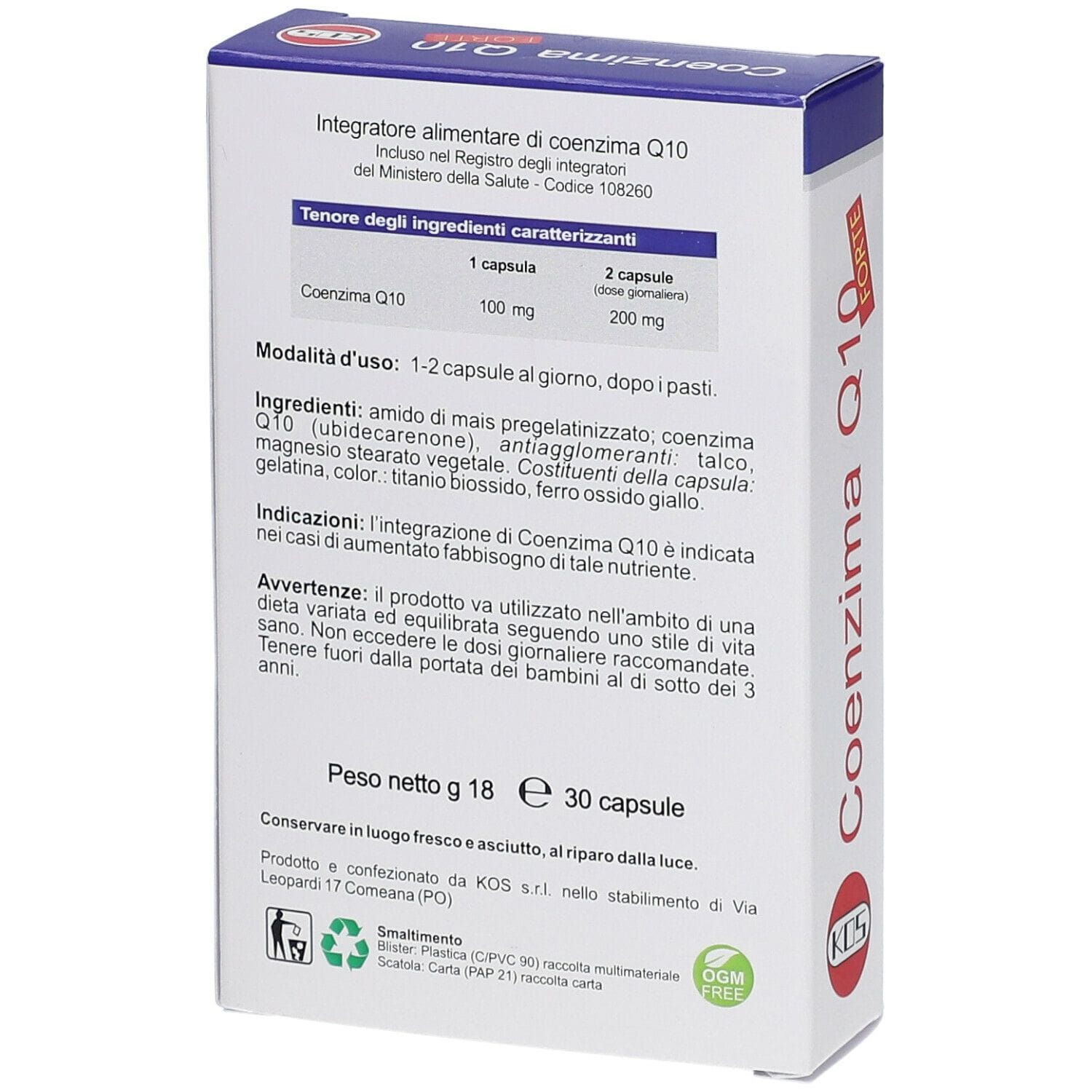 COENZIMA Q10 FORTE 30 CAPSULE