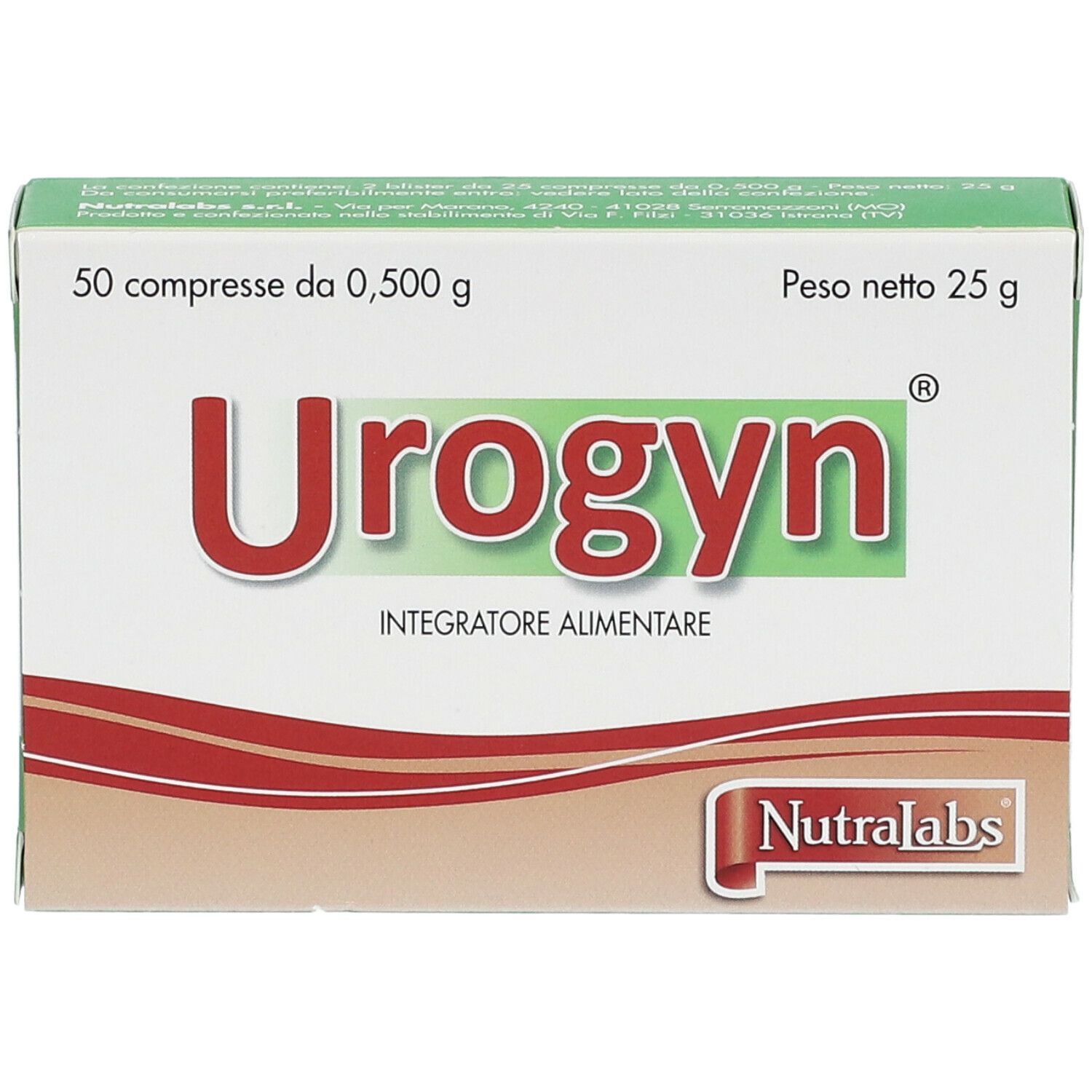 UROGYN 50 COMPRESSE 500 MG