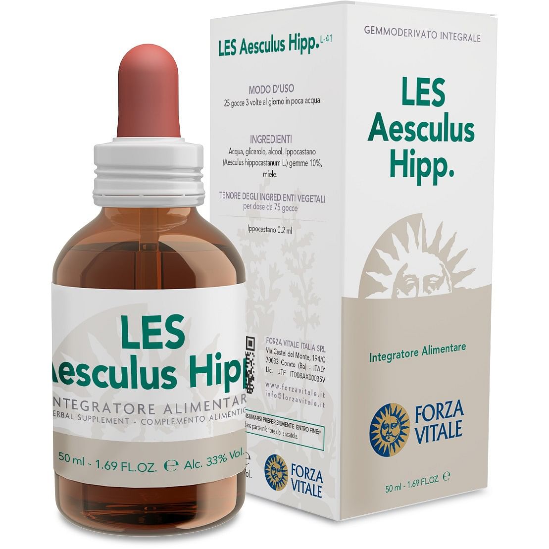 Les Aesculus Hippocastanum Gocce 50 Ml