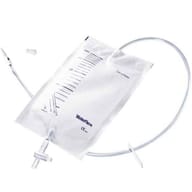 SACCA DI DRENAGGIO LETTO PER INCONTINENZA 2000ML IN PVC CON VALVOLA DI NON RITORNO E SCARICO STERILE CON TUBO DI RACCORDO 120CM 1 PEZZO RIUTILIZZABILE