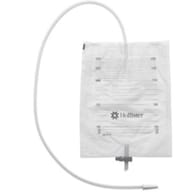 SACCA URINA DA LETTO HOLLISTER VOLUME 2 LITRI CON SISTEMA ANTIREFLUSSO E RUBINETTO DI SCARICO TUBO IN PVC 90CM 30 PEZZI