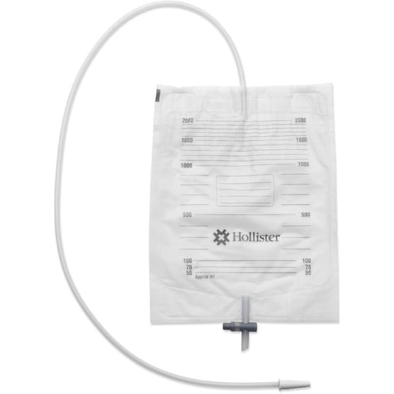 Sacche Urina da Letto Hollister con Rubinetto, 2L - 30 Pezzi