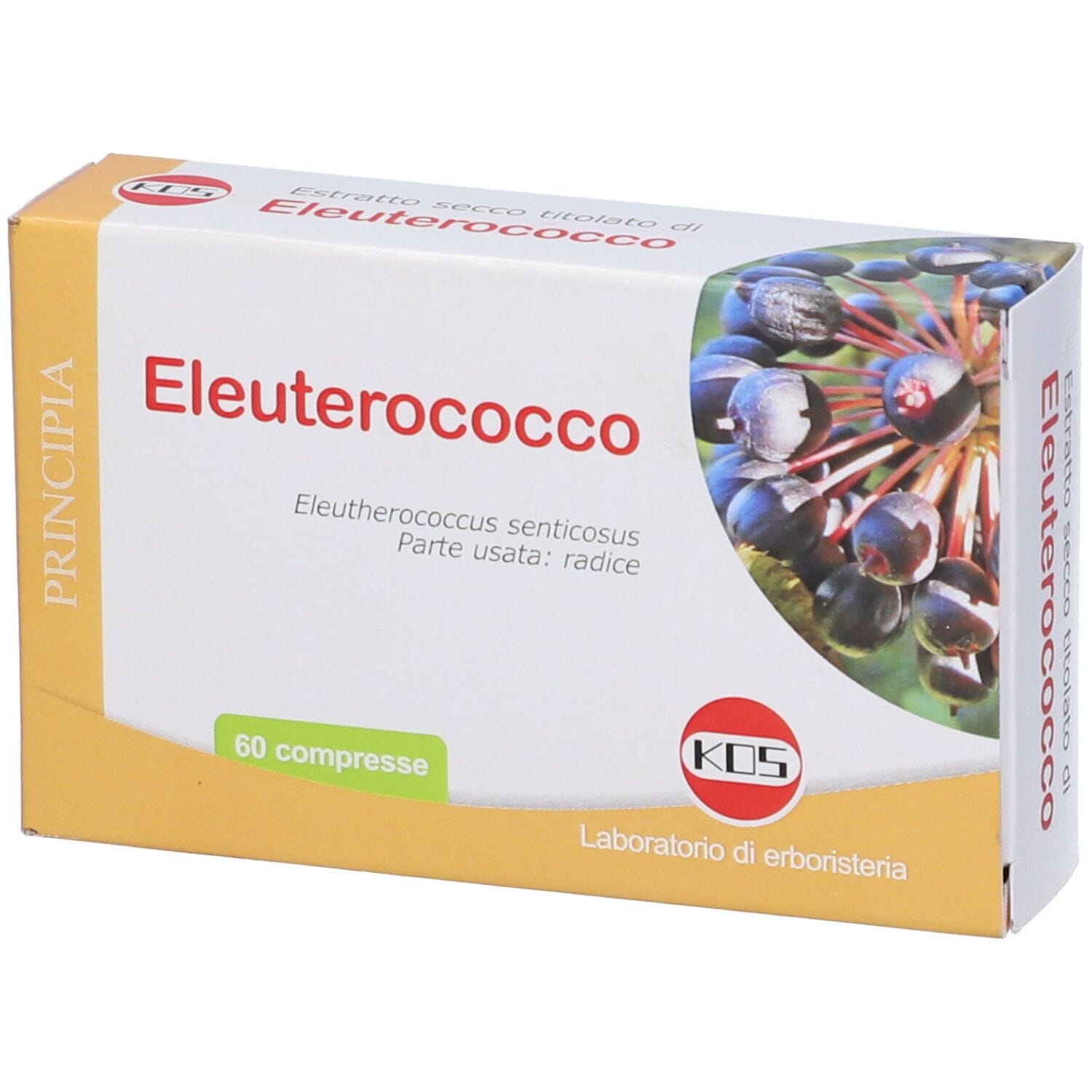 Integratore Eleuterococco ES, tonico-adattogeno, 60 compresse