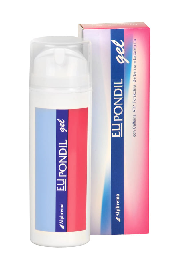 Gel Eupondil anticellulite con Caffeina e Coleus, 150ml