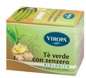 Viropa Te' Verde&Zenzero Bio 15 Filtri