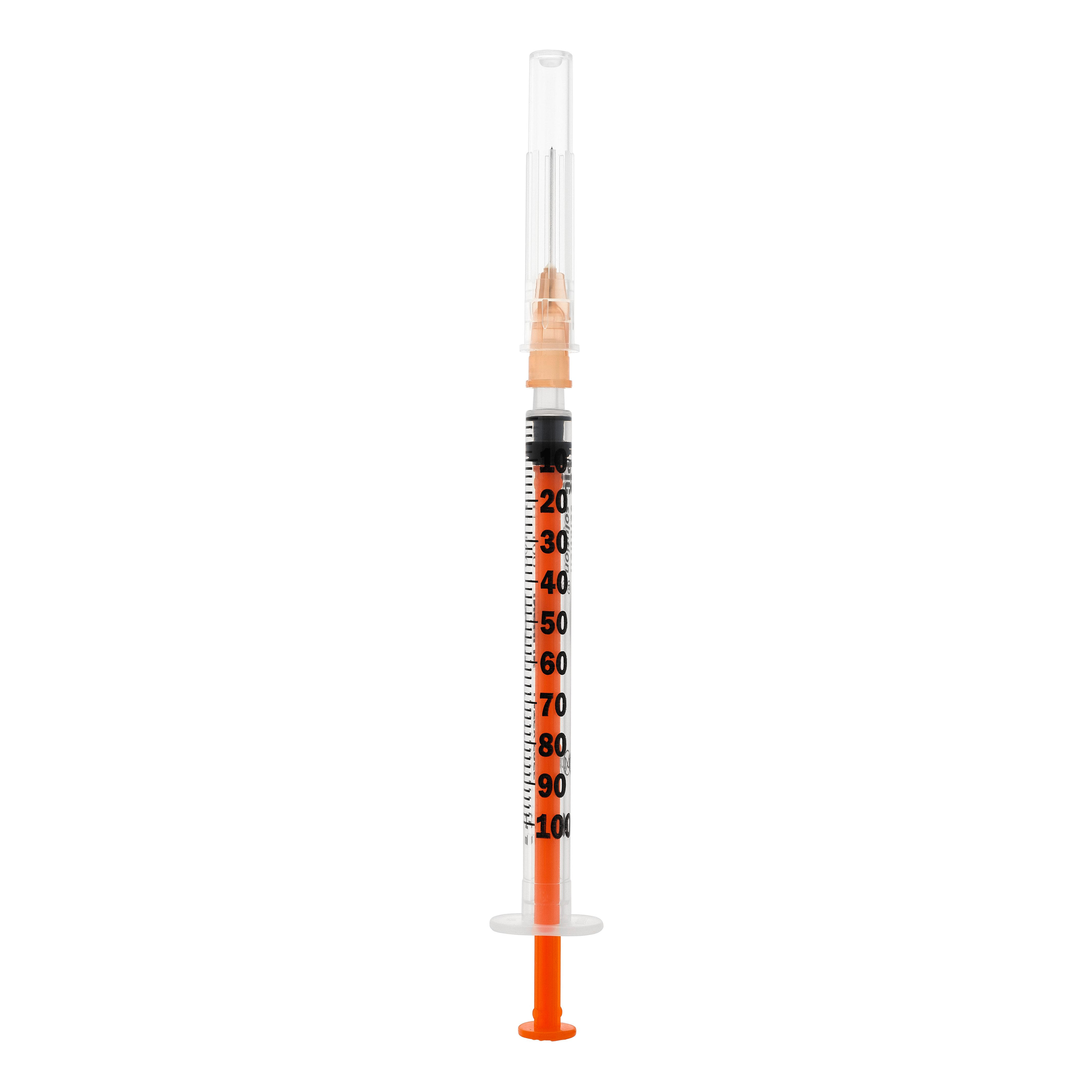 Siringa per insulina PIC 1ml 100 UI, ago 27G da 13mm