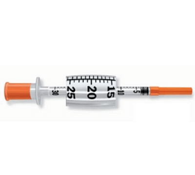 SIRINGA PER INSULINA PIC 1 ML 100 UI AGO 28 GAUGE 1/2