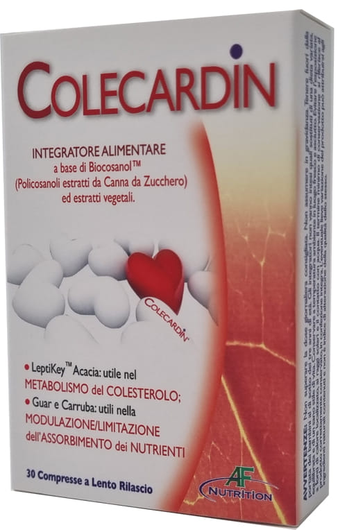 Integratore Colecardin per il colesterolo, 30 compresse