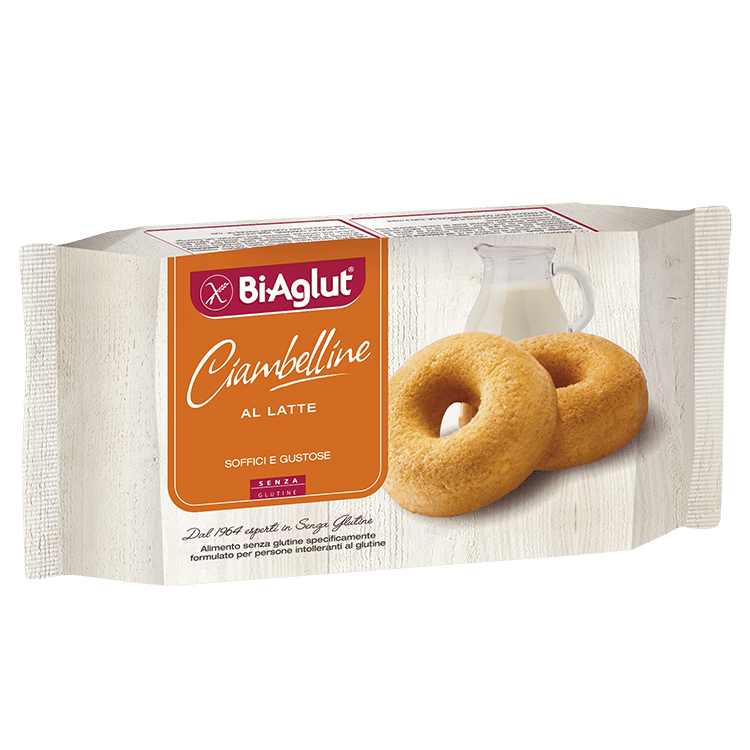 Ciambelline al latte BiAglut senza glutine, 180g