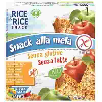 RICE&RICE SNACK DI RISO ALLA MELA 6 X 21 G