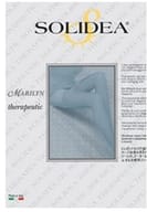 Calze Autoreggenti Solidea Marilyn CCL3 punta aperta, nere