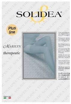 Calze Autoreggenti Solidea Marylyn CCL3 PLUS, Punta Aperta