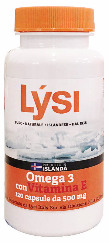 Integratore Lysi Omega 3 con Vitamina E, 120 capsule