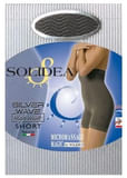SILVER WAVE HIGH WAIST SHORT PANTALONCINO VITA ALTA NERO 3ML