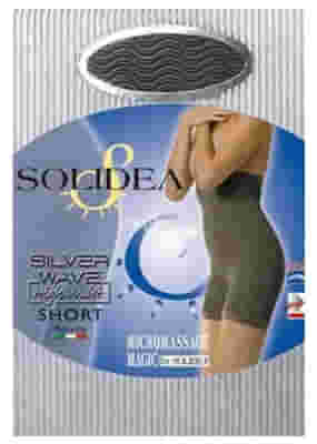 SILVER WAVE HIGH WAIST SHORT PANTALONCINO VITA ALTA NERO 3ML