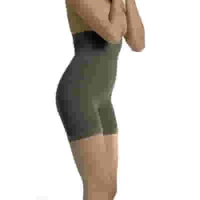 SILVER WAVE HIGH WAIST SHORT PANTALONCINO VITA ALTA NERO 4XL