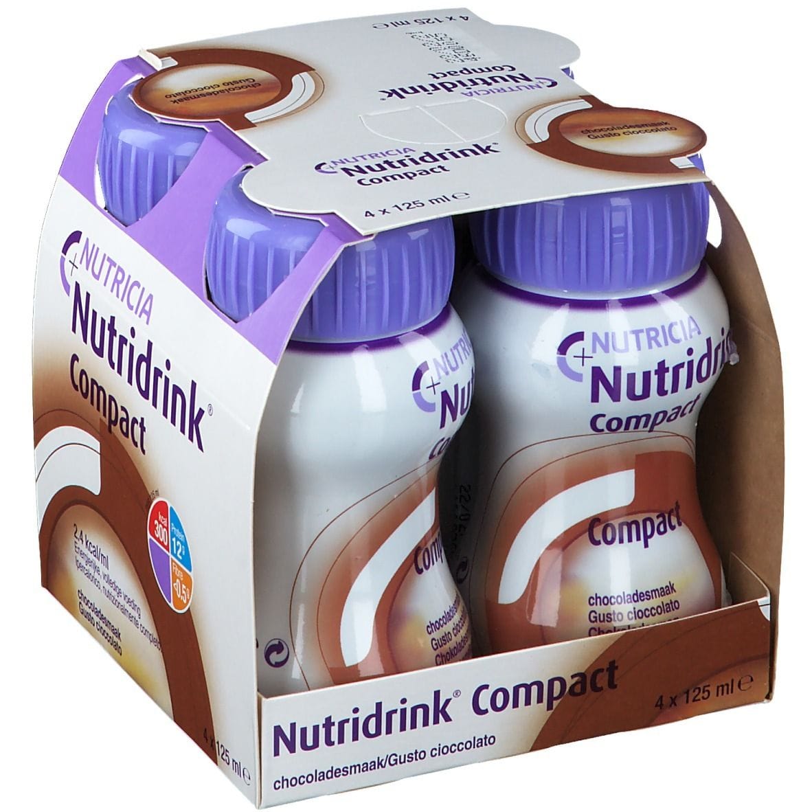 NUTRIDRINK COMPACT CIOCCOLATO 125 ML 4 PEZZI