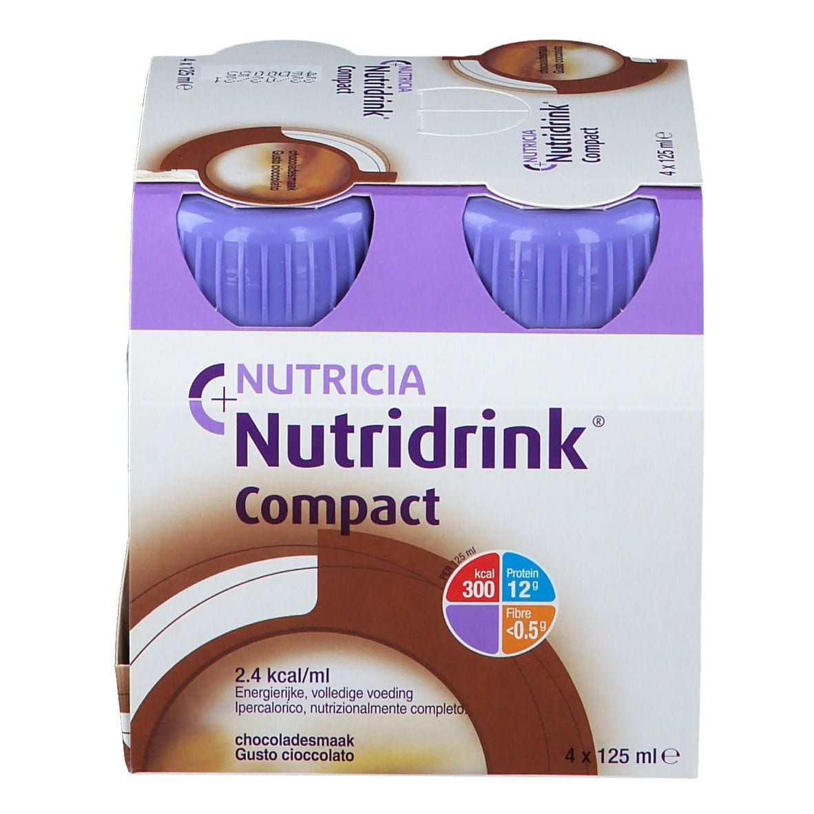 NUTRIDRINK COMPACT CIOCCOLATO 125 ML 4 PEZZI