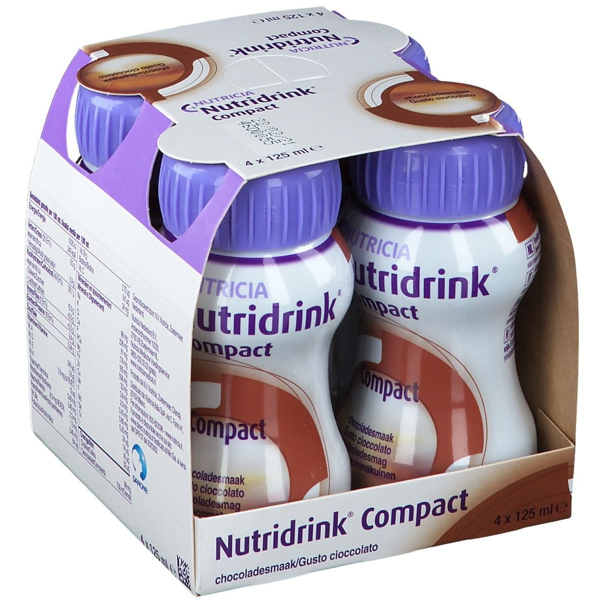NUTRIDRINK COMPACT CIOCCOLATO 125 ML 4 PEZZI