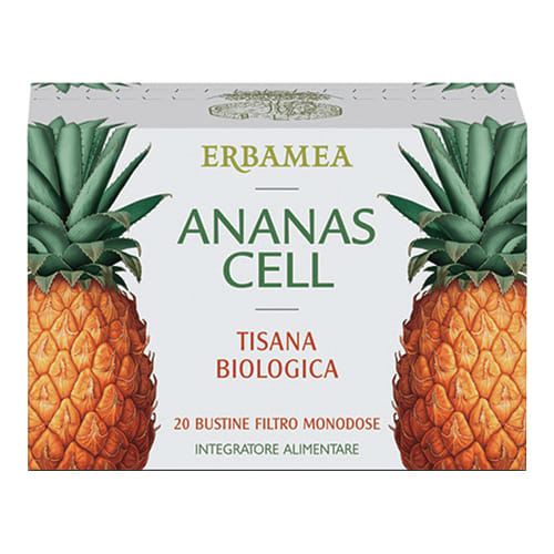Tisana biologica Erbamea Ananas Cell, 20 buste