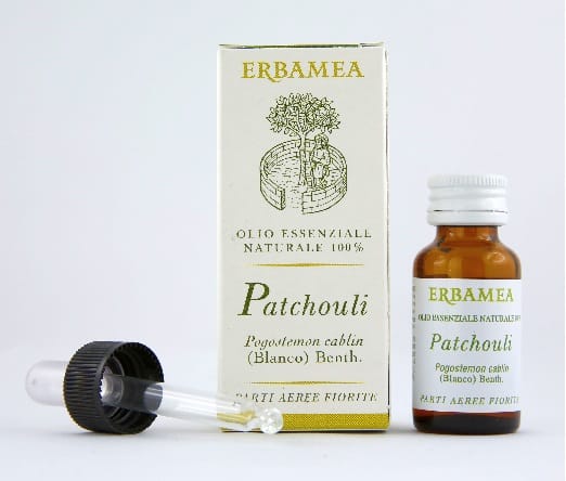 Olio Essenziale di Patchouli Erbamea, 10ml uso topico