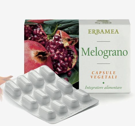 Integratore Erbamea Melograno antiossidante, 24 capsule