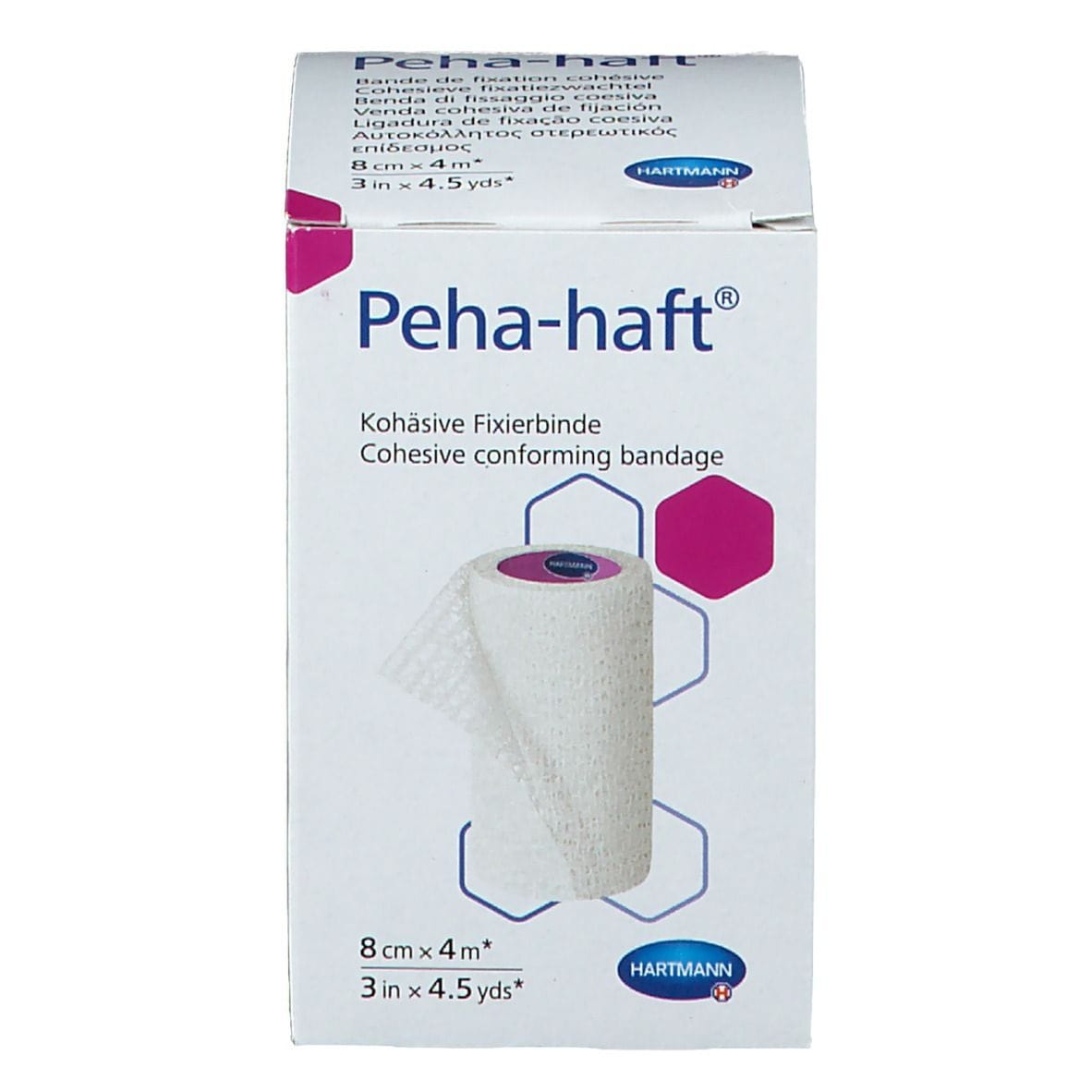 Benda coesiva Peha-Haft autoadesiva elastica 4x8cm