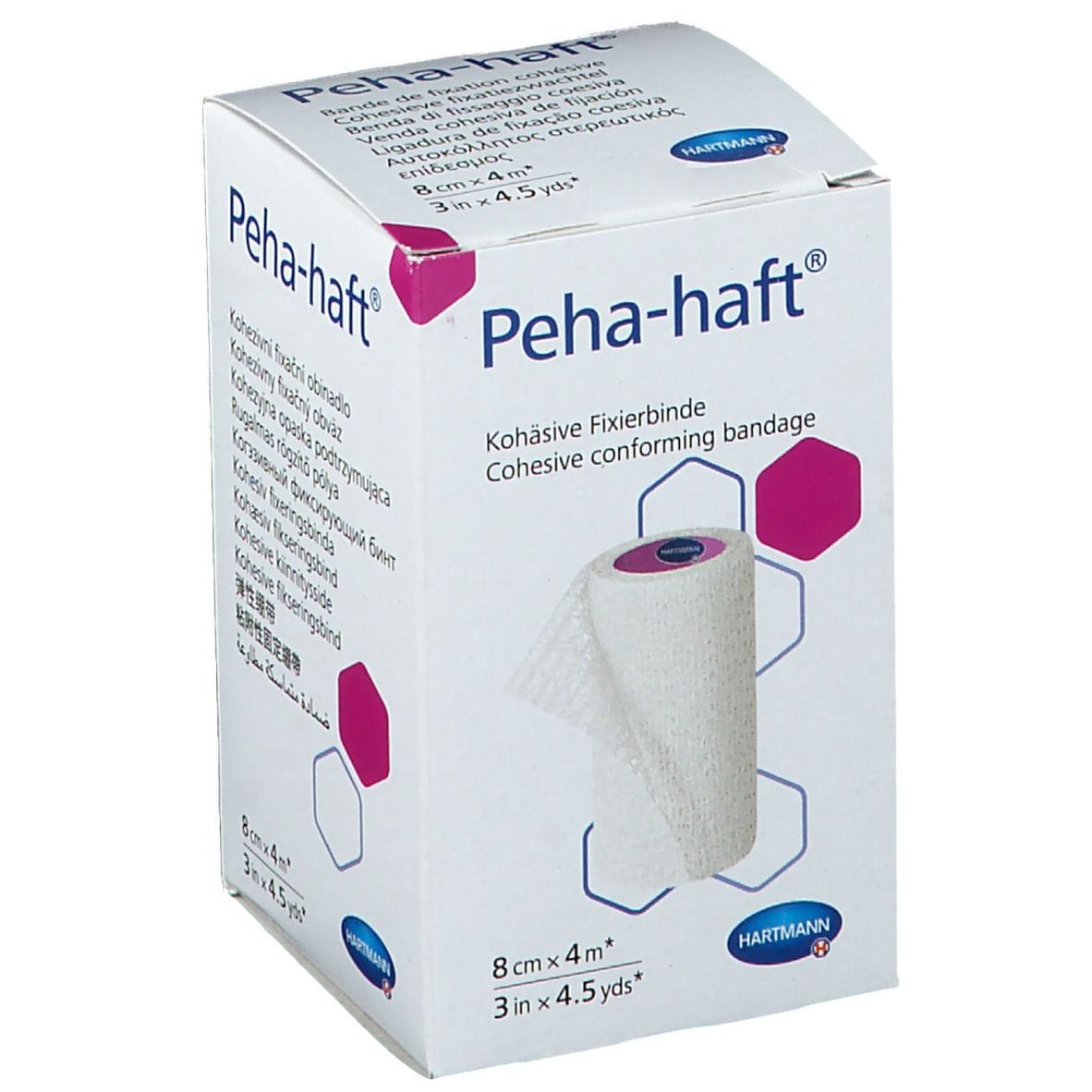 Benda coesiva Peha-Haft autoadesiva elastica 4x8cm