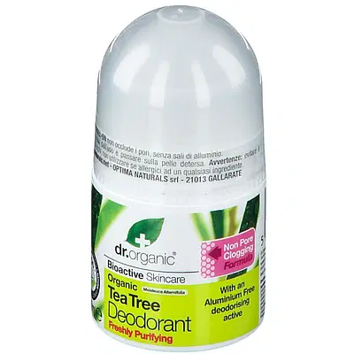 DR ORGANIC TEA TREE DEODORANT DEODORANTE 50 ML DR ORGANIC TEA TREE DEODORANT DEODORANTE 50 ML