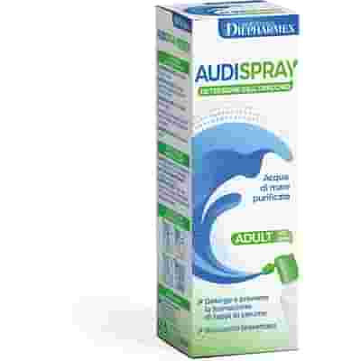AUDISPRAY ADULT SOLUZIONE DI ACQUA DI MARE IPERTONICA SPRAY SENZA GAS DETERSIONE ORECCHIO 50 ML