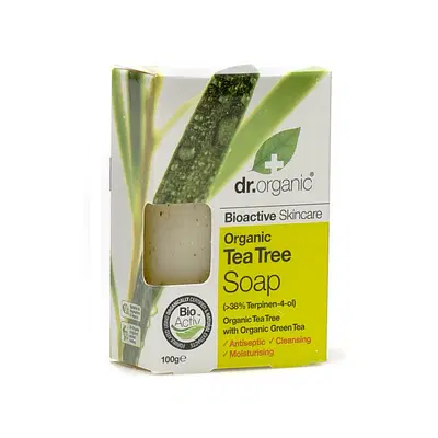 DR ORGANIC TEA TREE SOAP SAPONETTA 100 G DR ORGANIC TEA TREE SOAP SAPONETTA 100 G