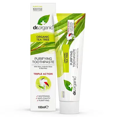 DR ORGANIC TEA TREE TOOTHPASTE DENTIFRICIO 100 ML DR ORGANIC TEA TREE TOOTHPASTE DENTIFRICIO 100 ML