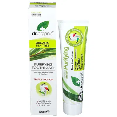 DR ORGANIC TEA TREE TOOTHPASTE DENTIFRICIO 100 ML DR ORGANIC TEA TREE TOOTHPASTE DENTIFRICIO 100 ML