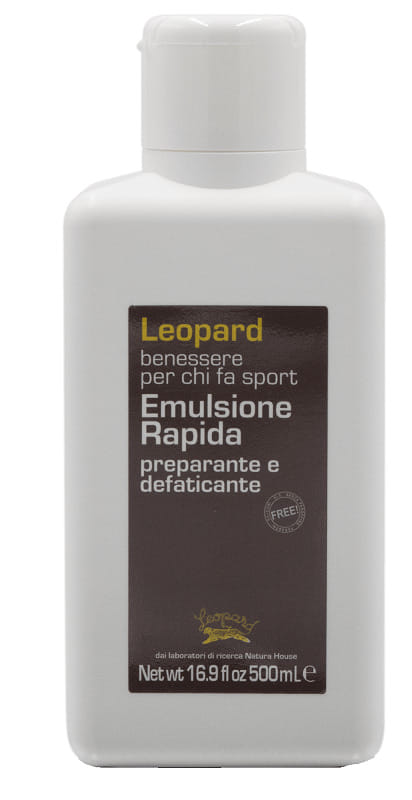 Leopard Emulsione Rapida Massaggio Professionale 500 Ml