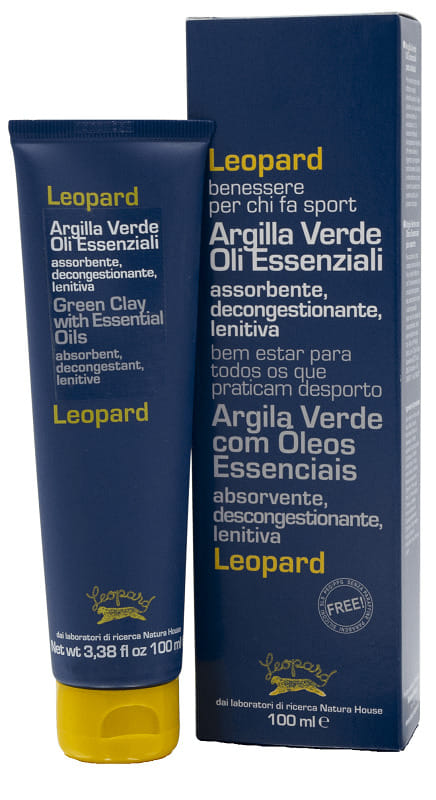 LEOPARD ARGILLA VERDE + OLI ESSENZIALI 100 ML