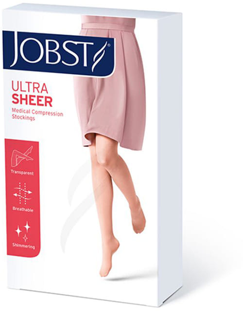 Collant compressivo Jobst UltraSheer 10-15mmhg, Prugna Tg.3