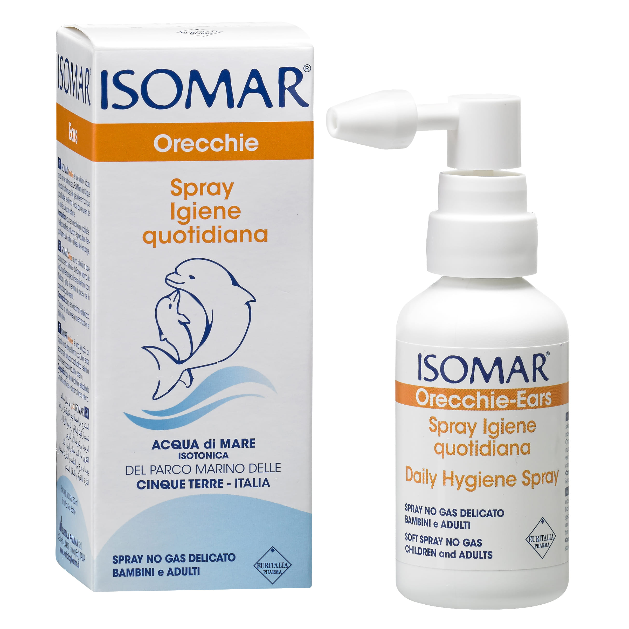 ISOMAR ORECCHIE ACQUA DI MARE SPRAY NO GAS PER IRRIGAZIONE DELL'ORECCHIO 50ML