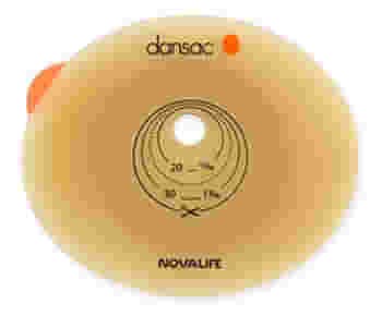 PLACCA PER COLO ILEO ED UROSTOMIA DANSAC NOVALIFE2 36MM RITAGLIABILE 10-28