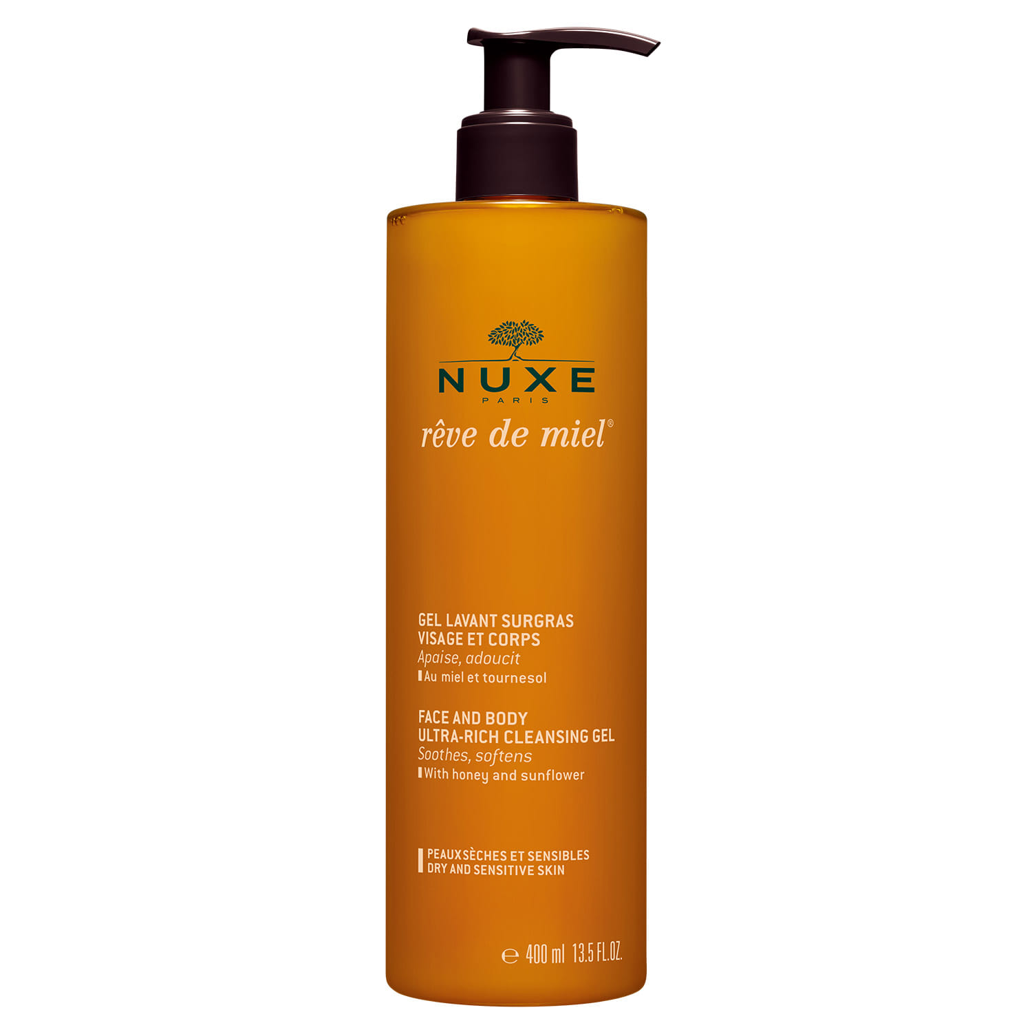 NUXE REVE DE MIEL GEL DETERGENTE VISO E CORPO 400 ML