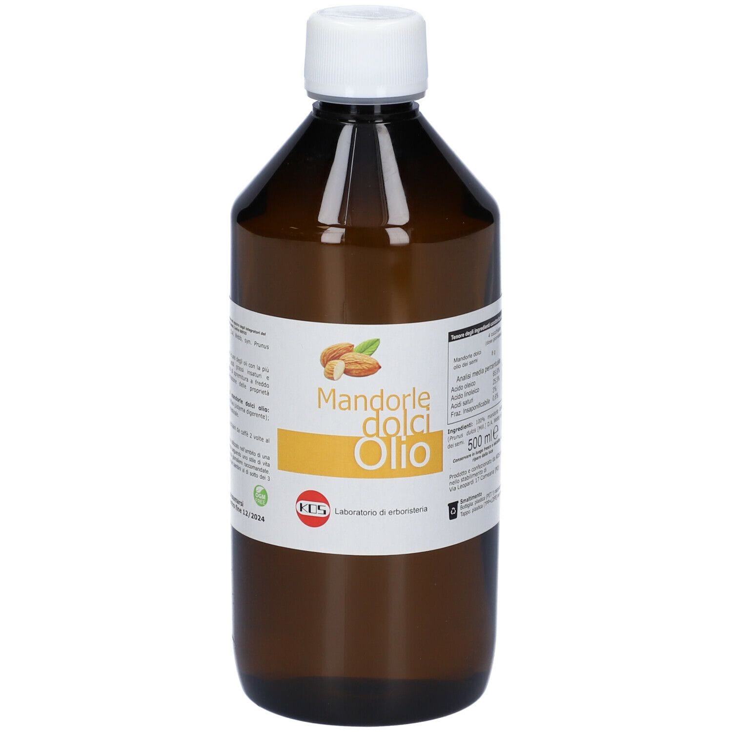 OLIO MANDORLE DOLCI 500 ML