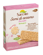 Barrette Sarchio ai Semi di Sesamo, senza glutine, 4x20g