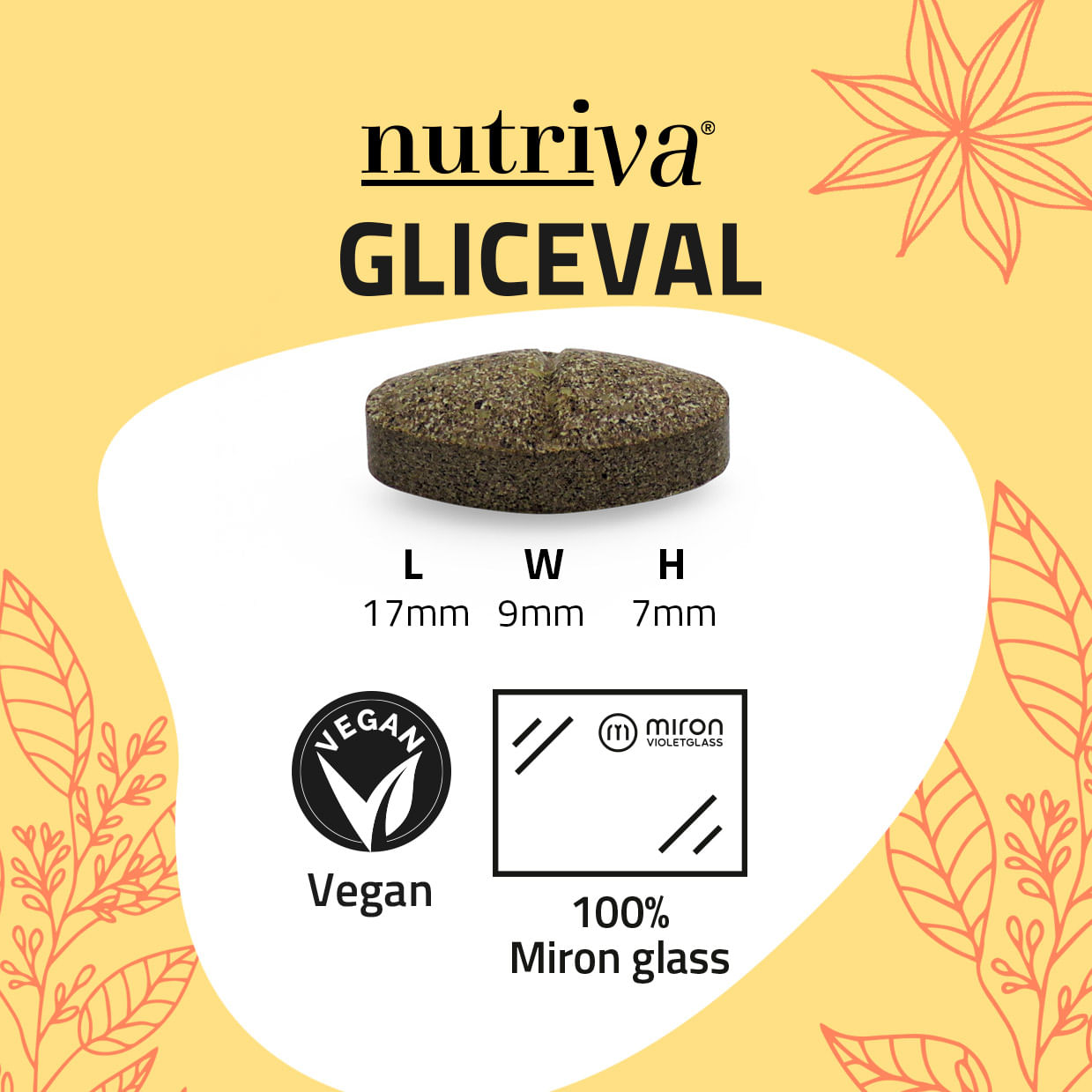 NUTRIVA GLICEVAL 30 COMPRESSE