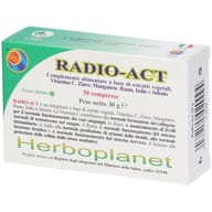 Integratore Radio-Act Herboplanet con zinco e selenio, 30 compresse