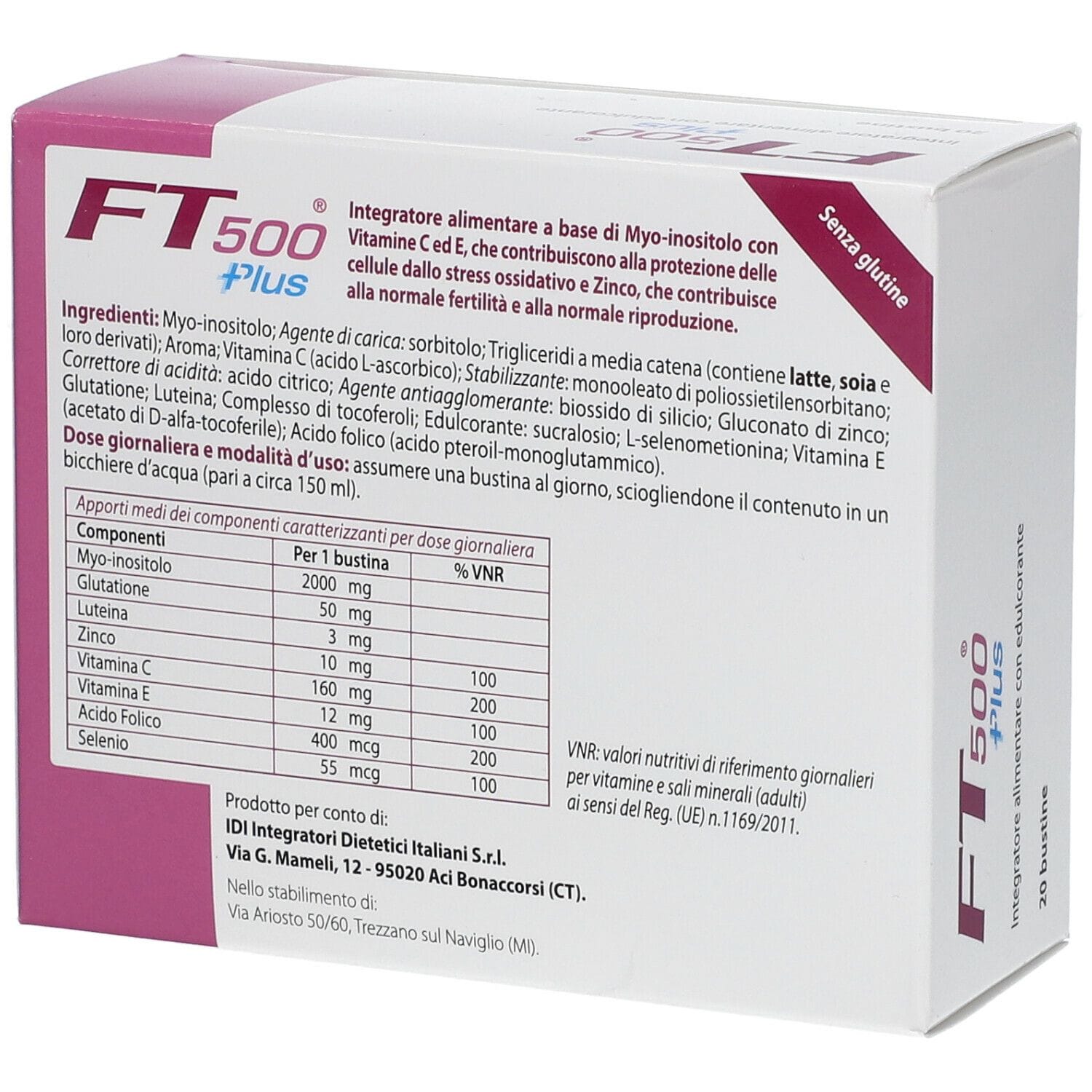 FT 500 PLUS 20 BUSTINE