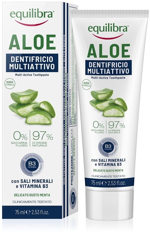 Dentifricio Aloe Multiattivo con Tea Tree e Escina, 75ml