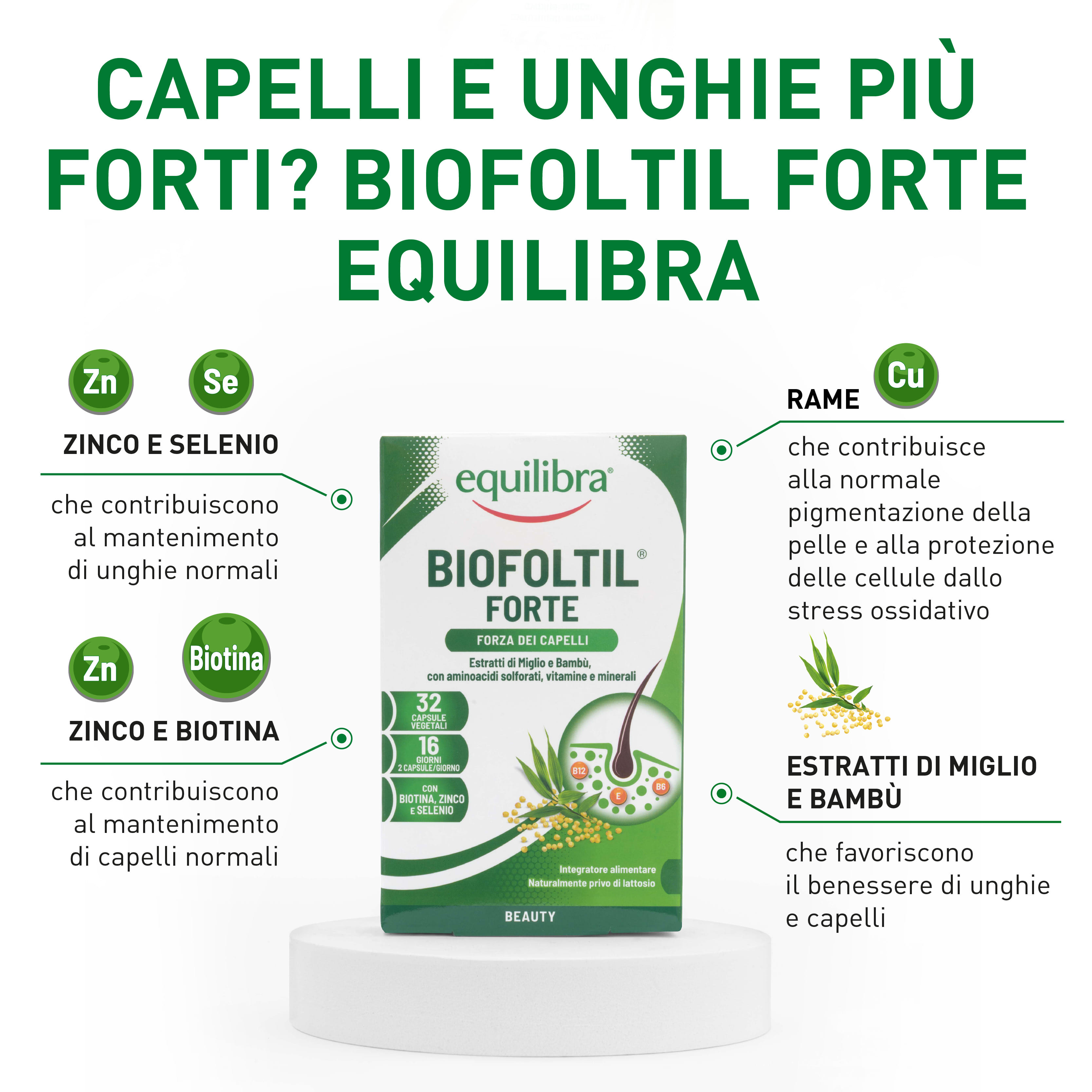 BIOFOLTIL FORTE 32 PERLE VEGETALI