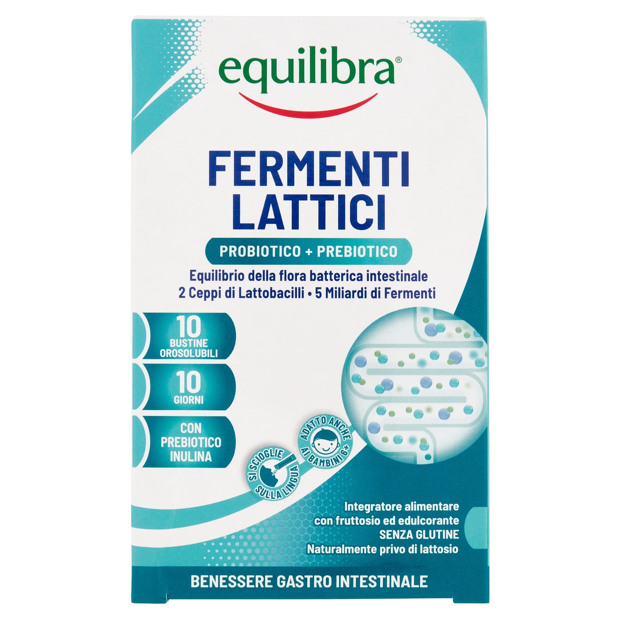 Fermenti Lattici Probiotico + Prebiotico 10 Bustine Orosolubili