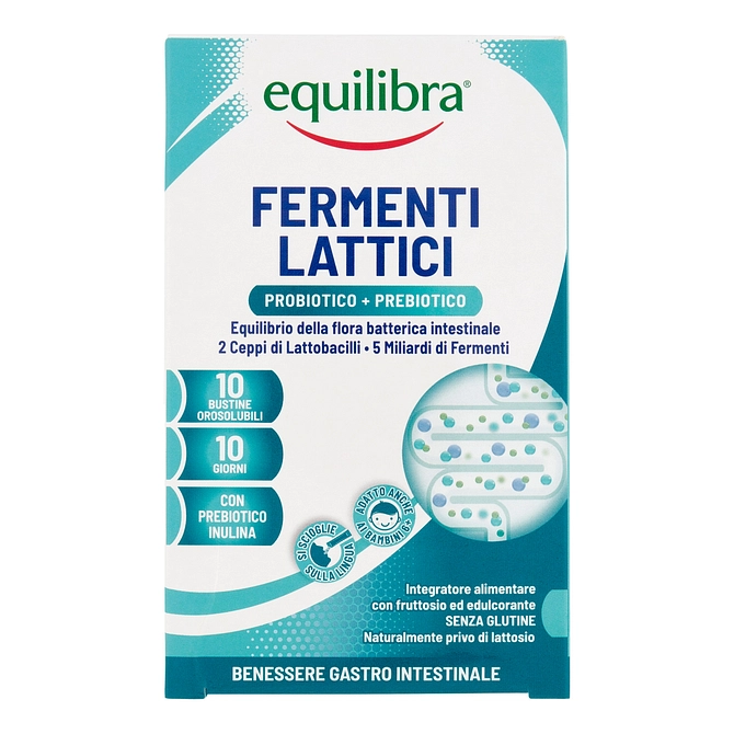 Fermenti Lattici Probiotico + Prebiotico 10 Bustine Orosolubili